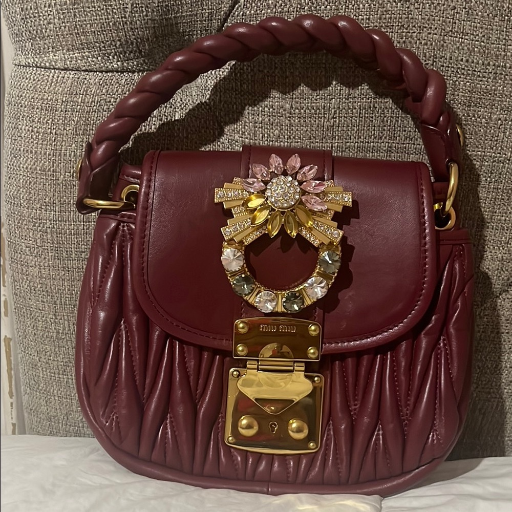Miu Miu Small Lady Matelassé Bag